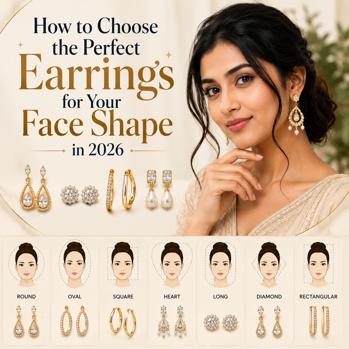 How to Choose the Perfect Earrings for Your Face Shape in 2026
