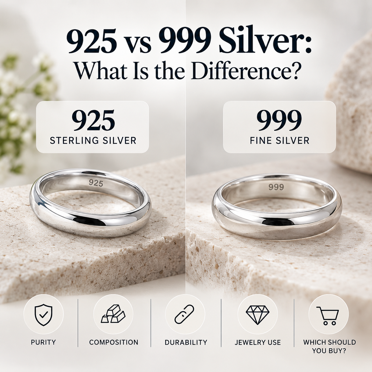 925 vs 999 Silver: What Is the Difference?