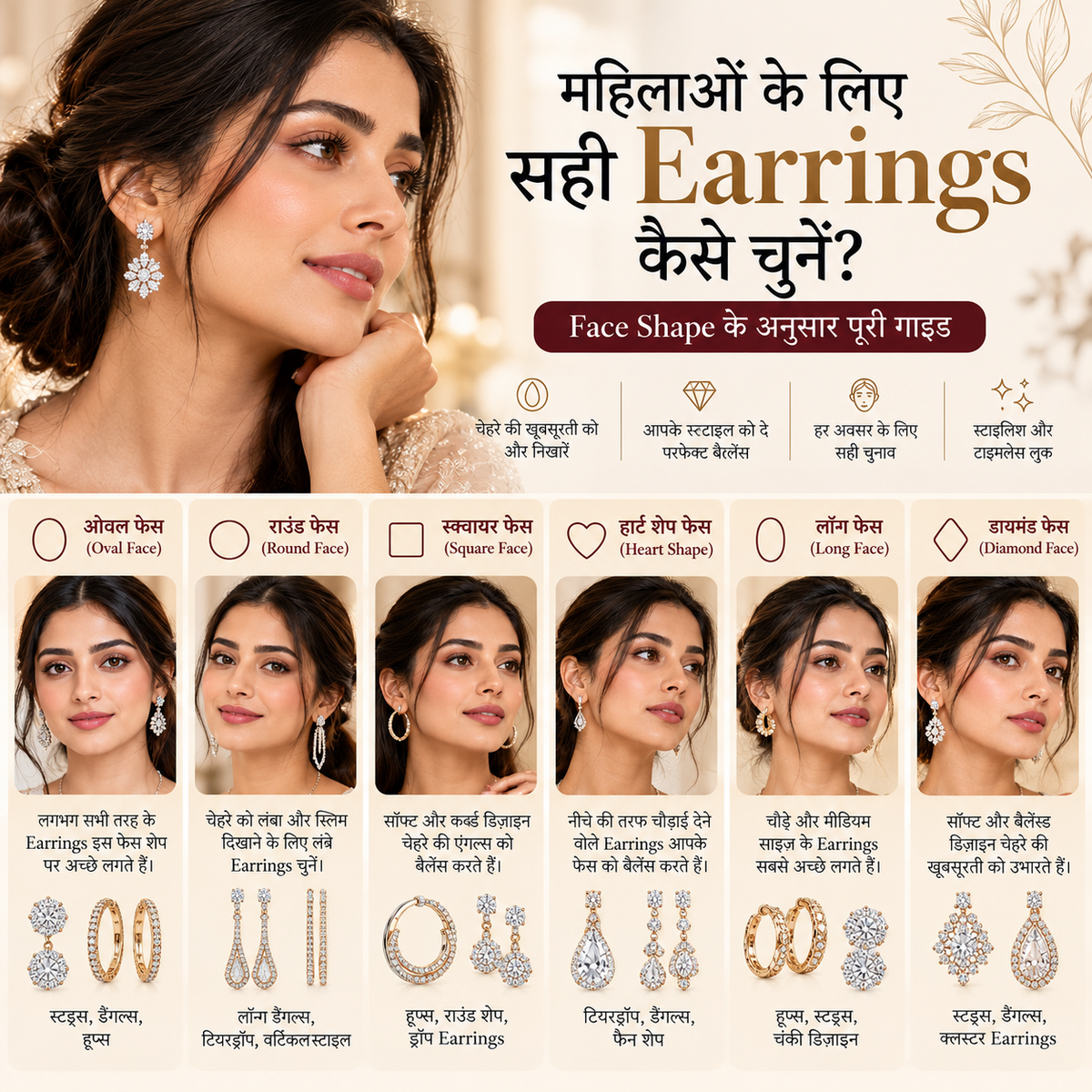 महिलाओं के लिए सही Earrings कैसे चुनें