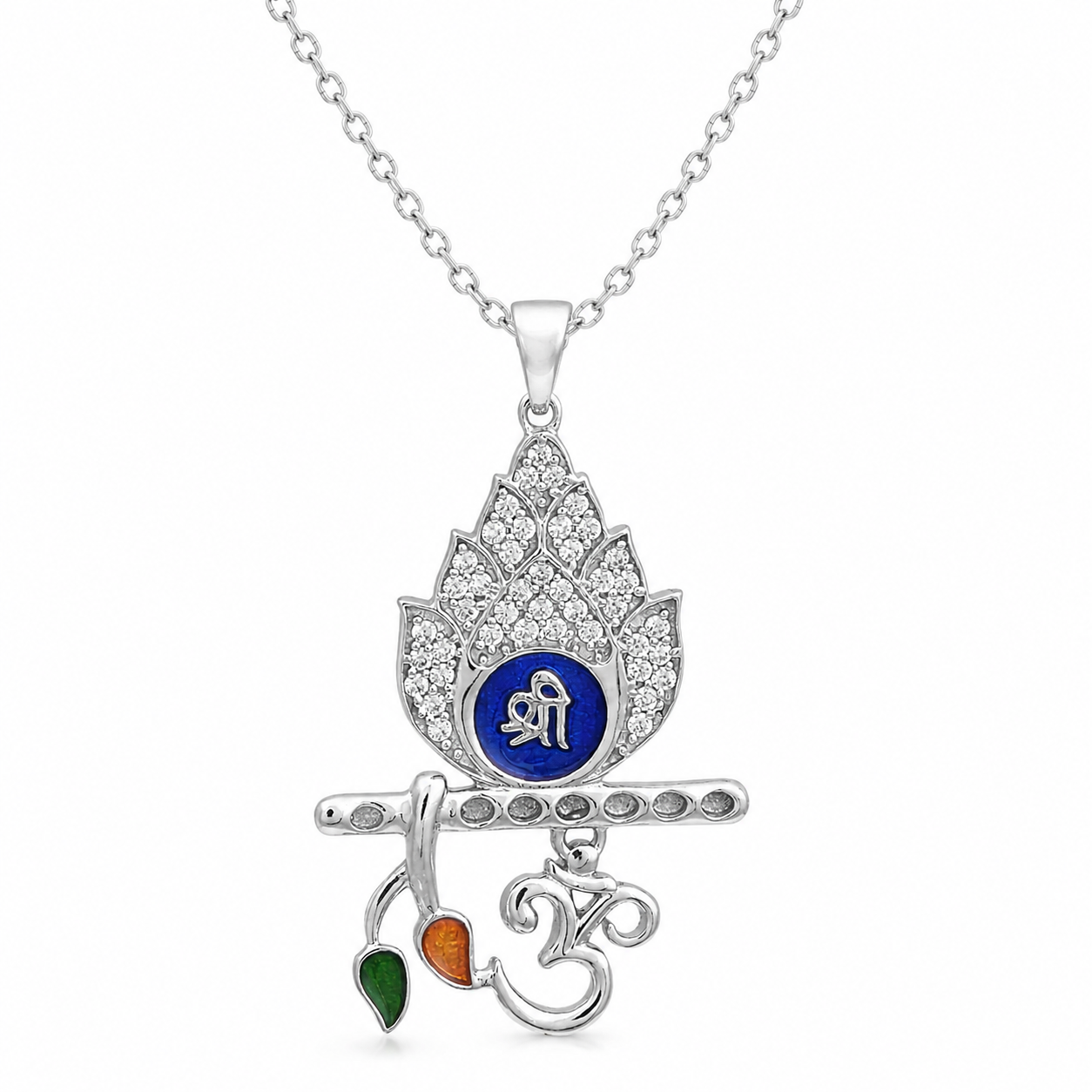 Lord Krishna Flute Religious Pendant
