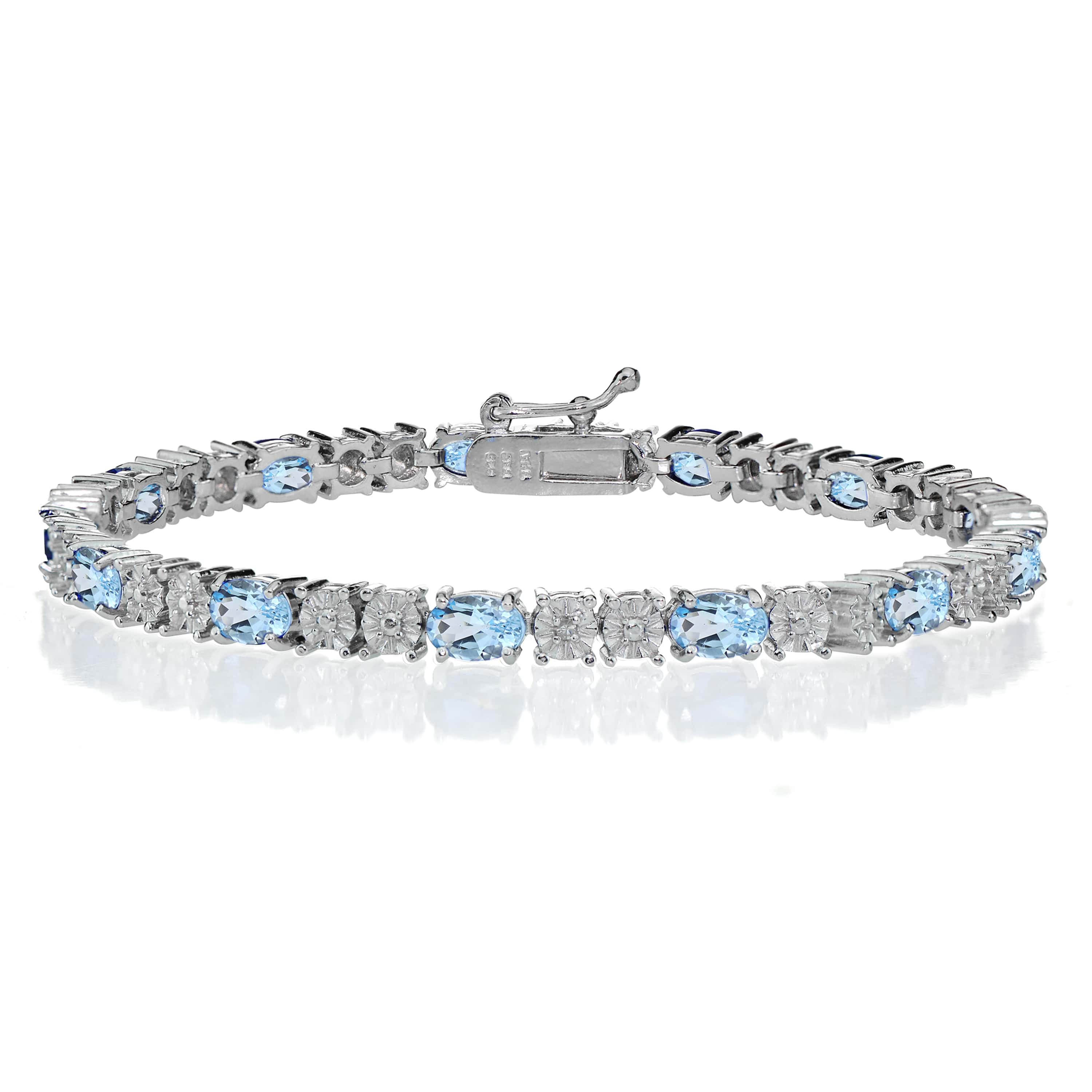 Blue Topaz Bracelets