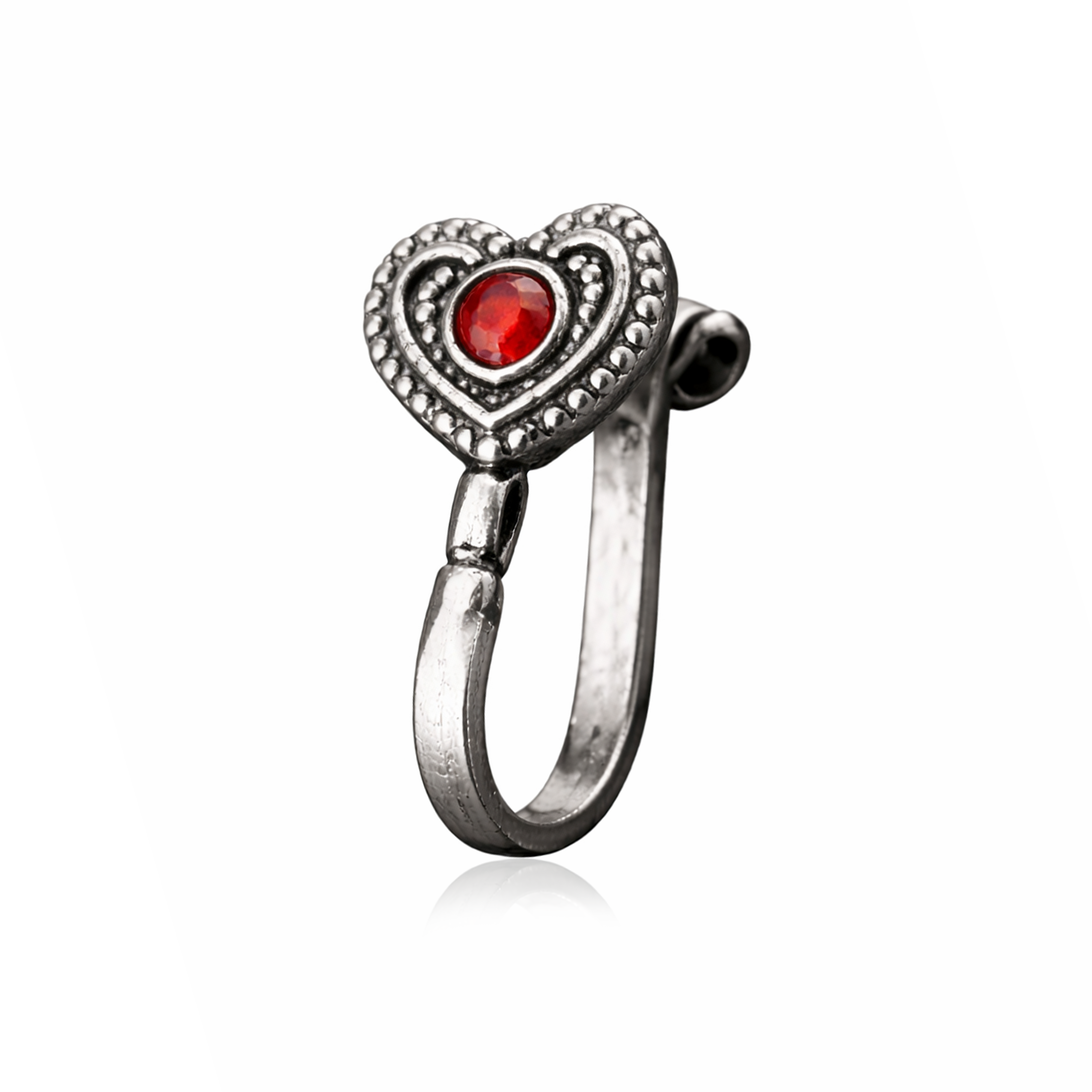 mooneye silver nose pin