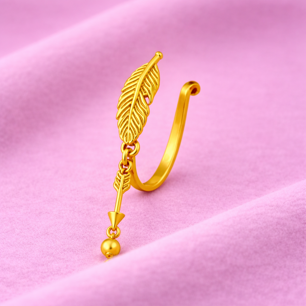 mooneye silver nose pin