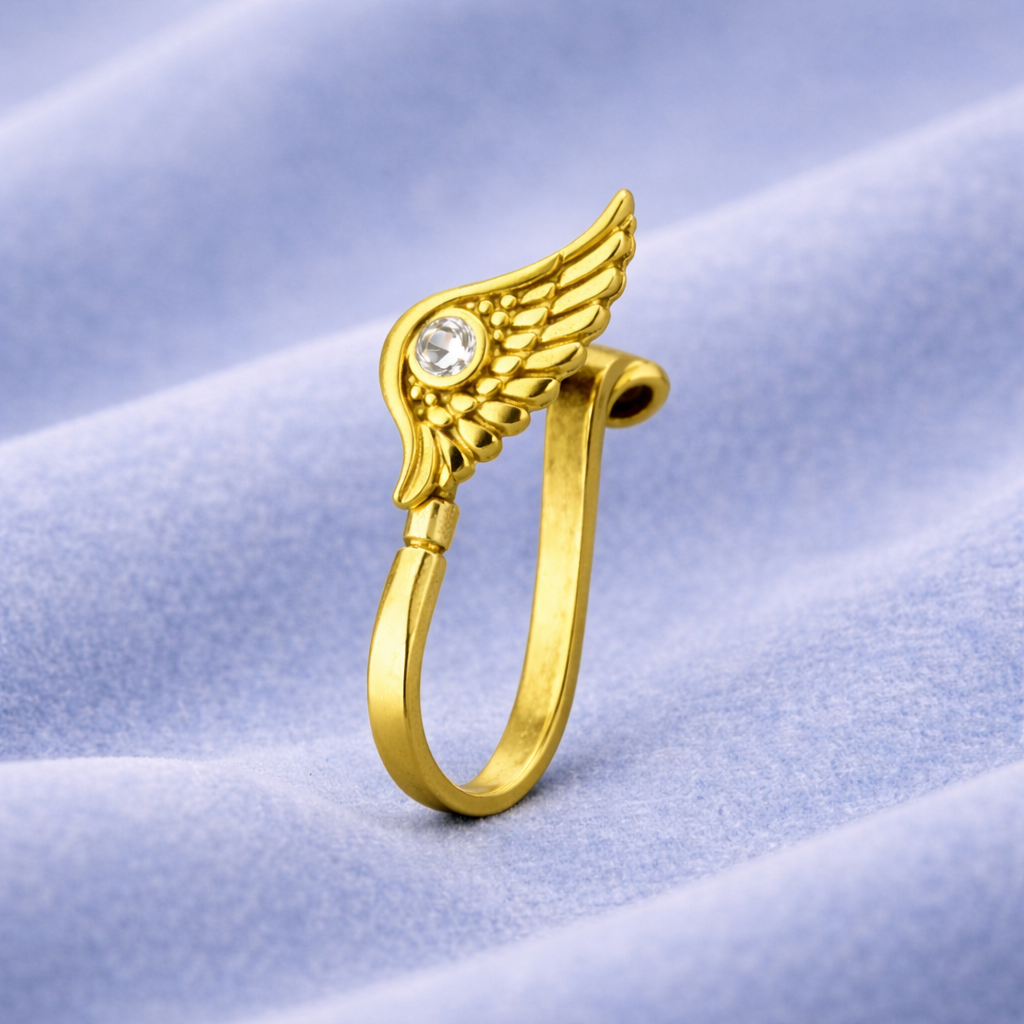 mooneye silver nose pin