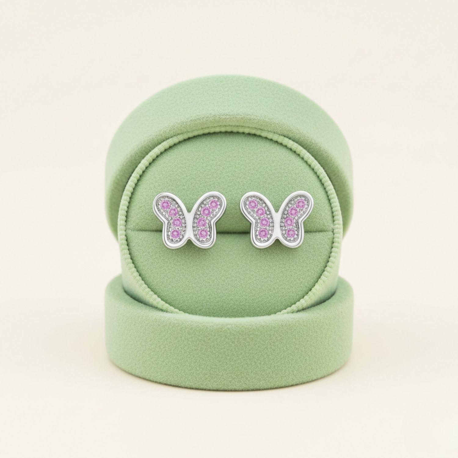 Butterfly Kids Earrings - Sterling Silver