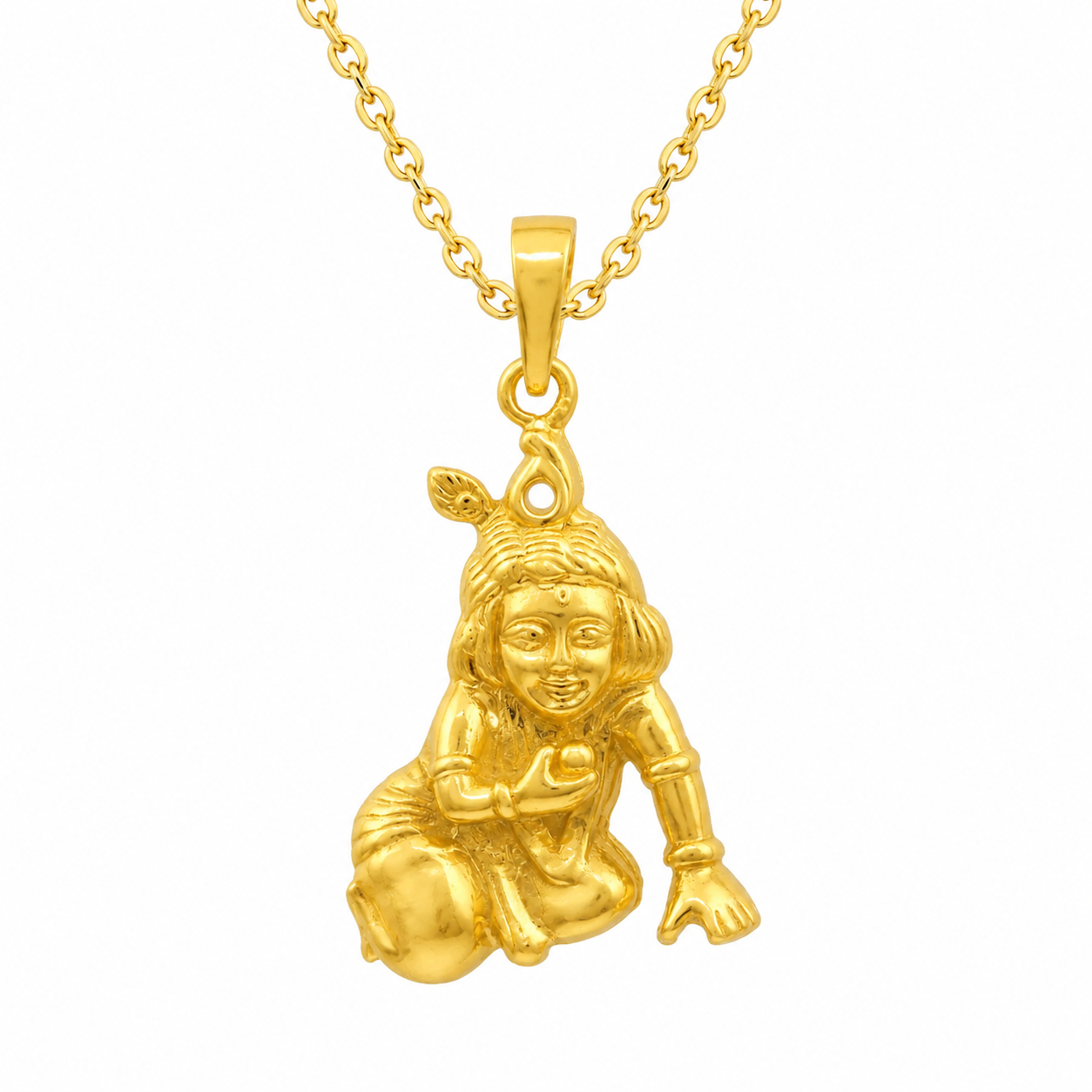 Bal Gopal Pendant - Sterling Silver