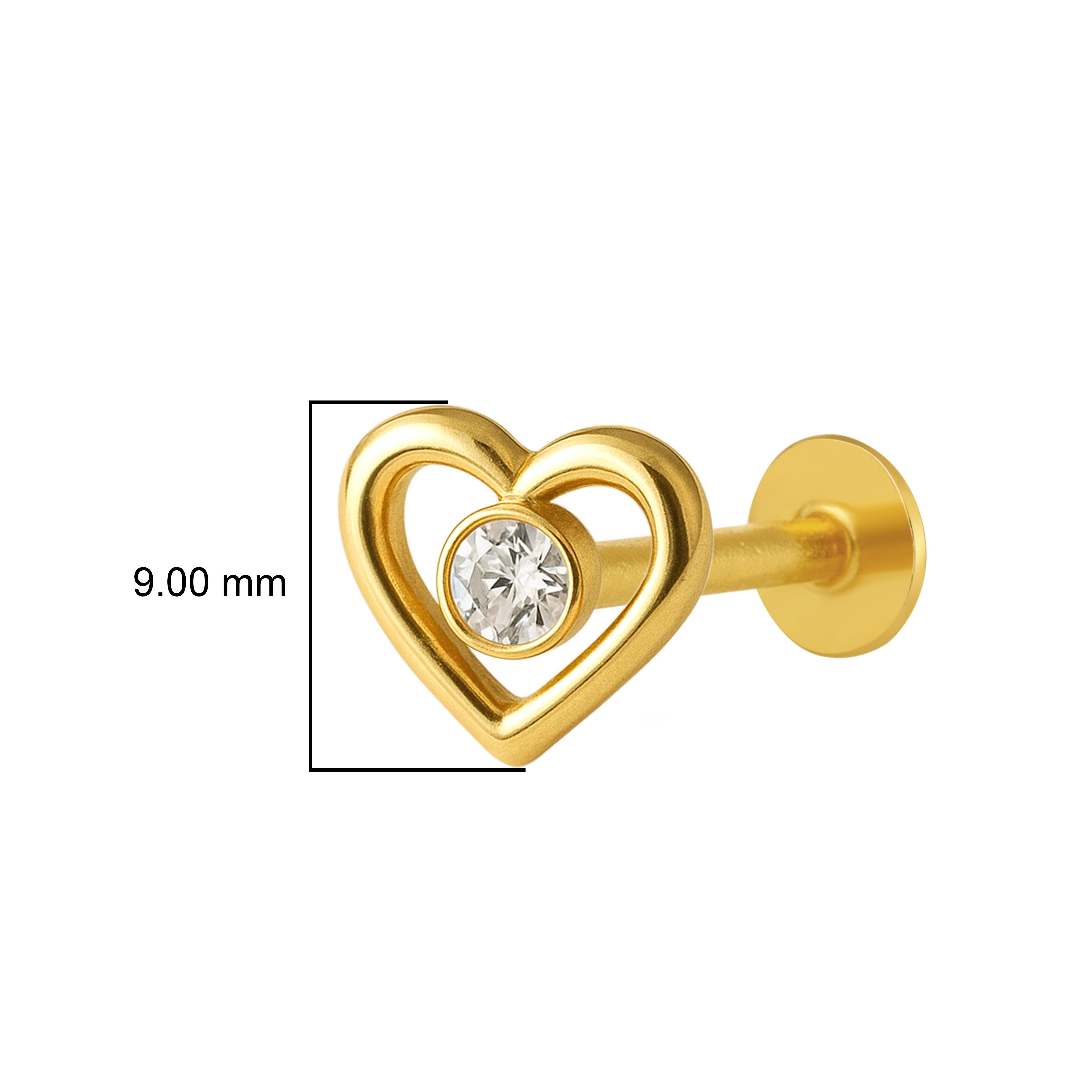 mooneye silver nose pin