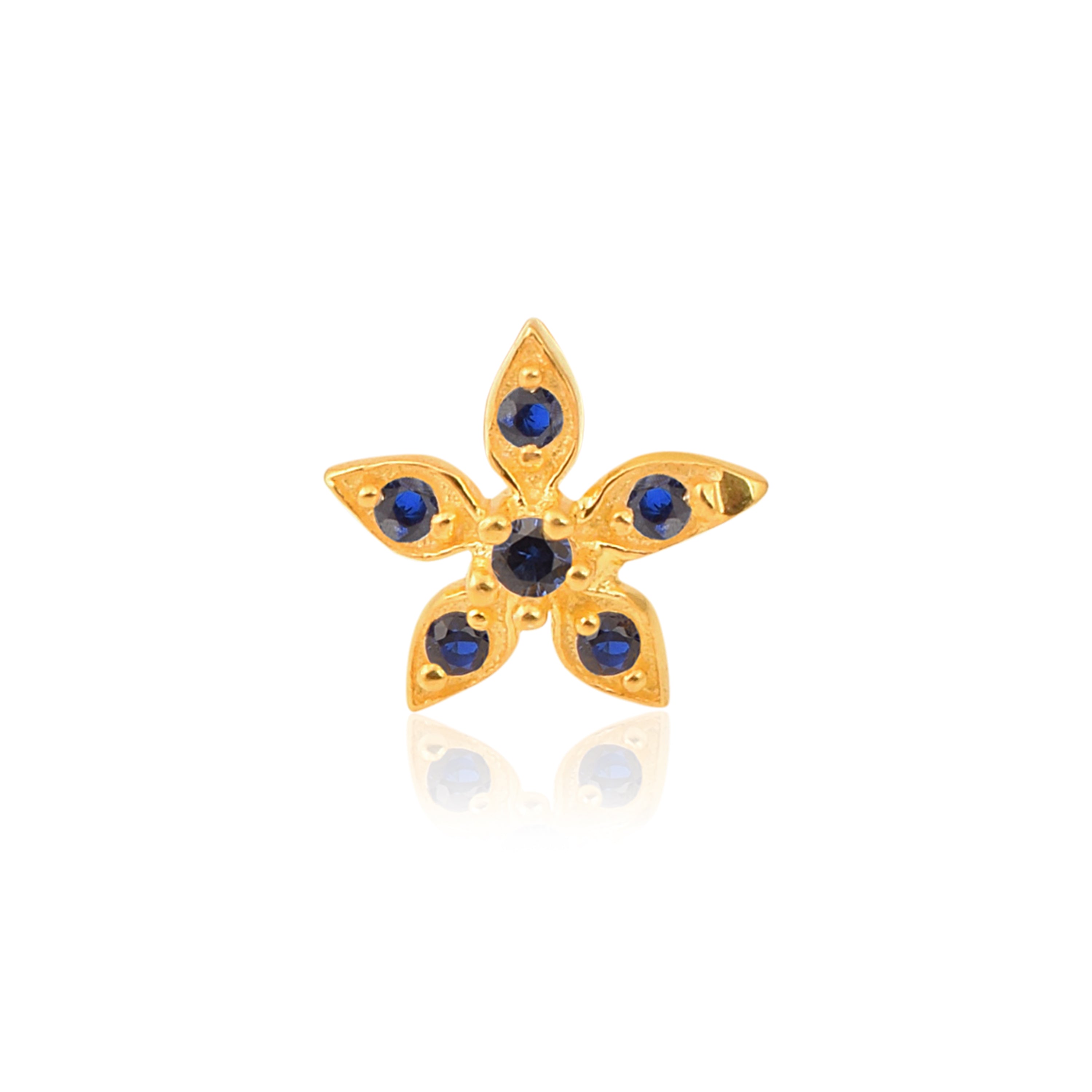 mooneye silver nose pin