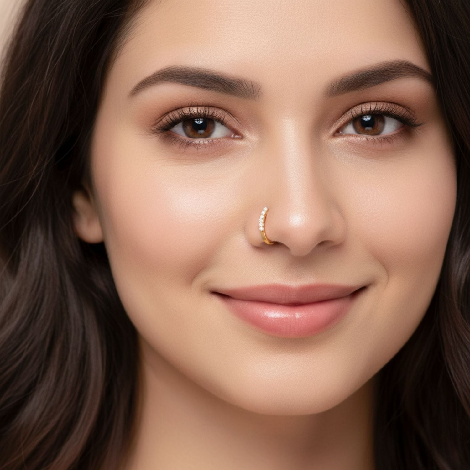 mooneye silver nose pin