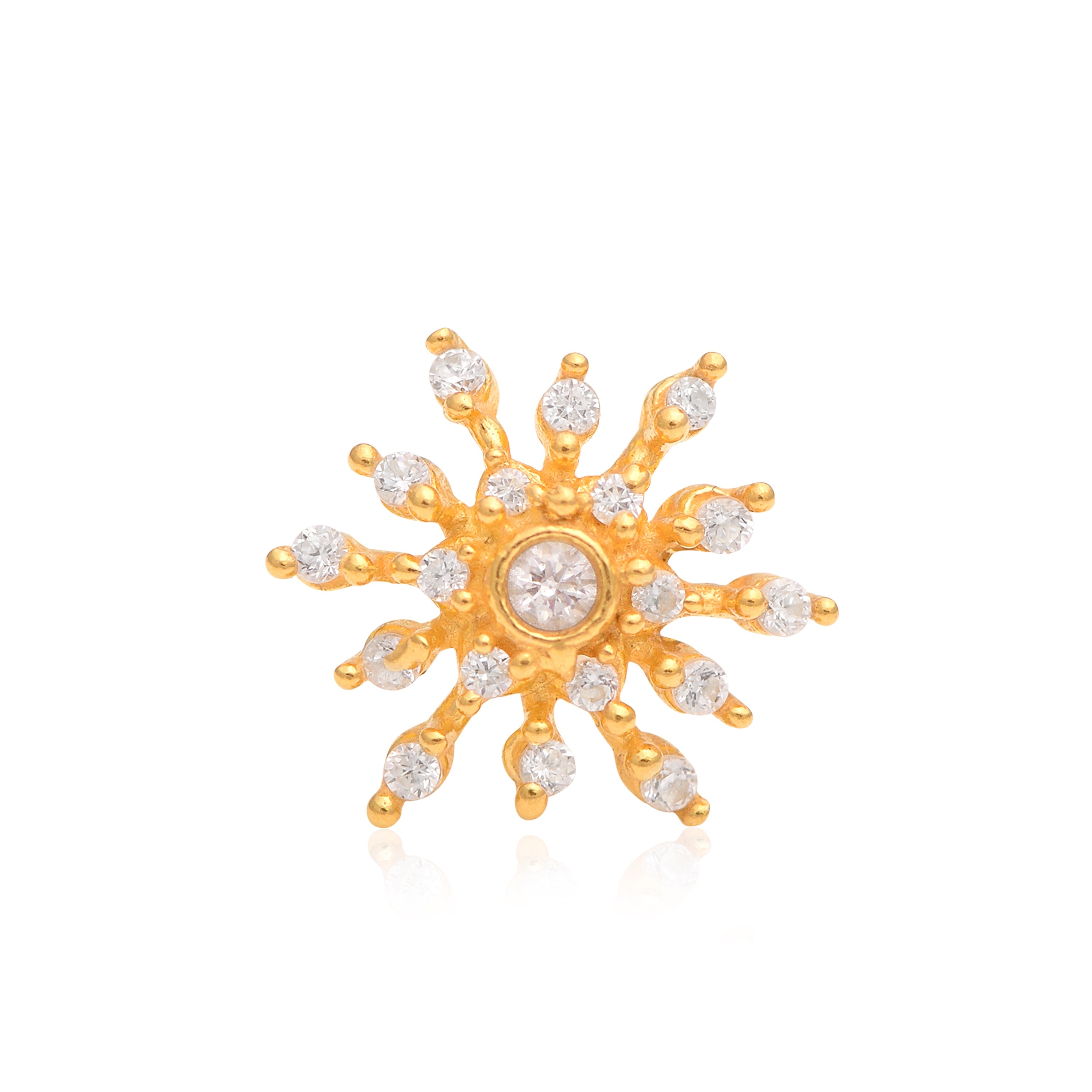 mooneye silver nose pin
