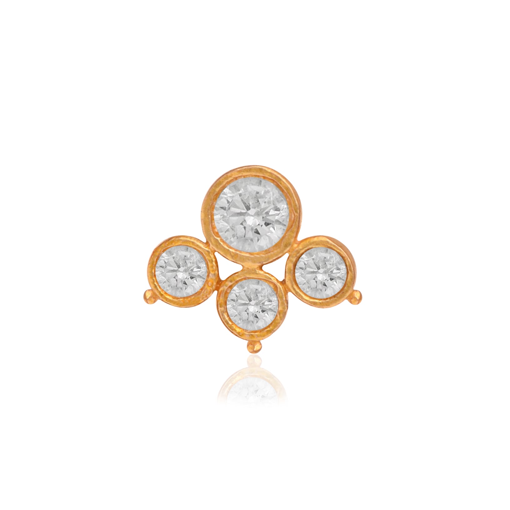 mooneye silver nose pin