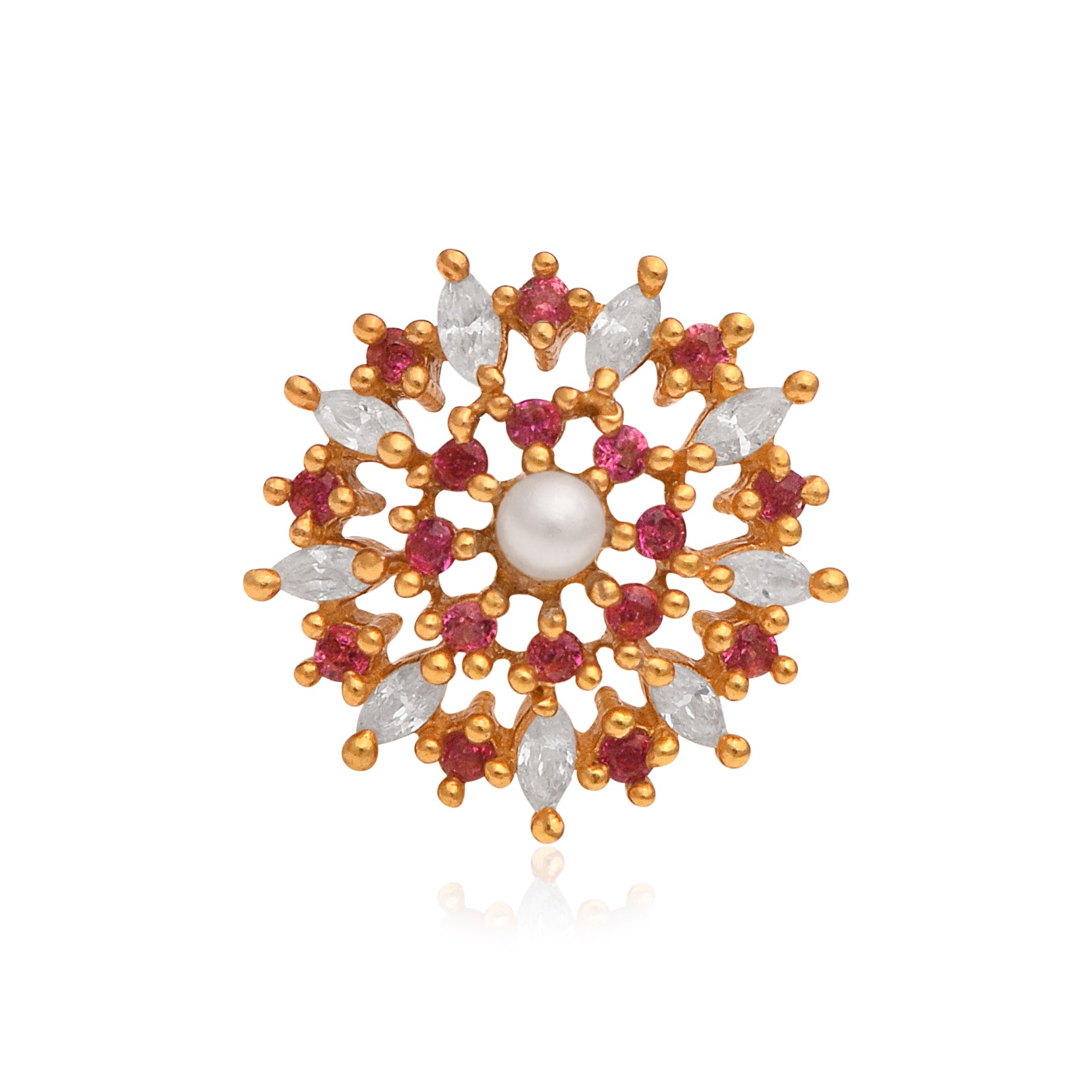 mooneye silver nose pin