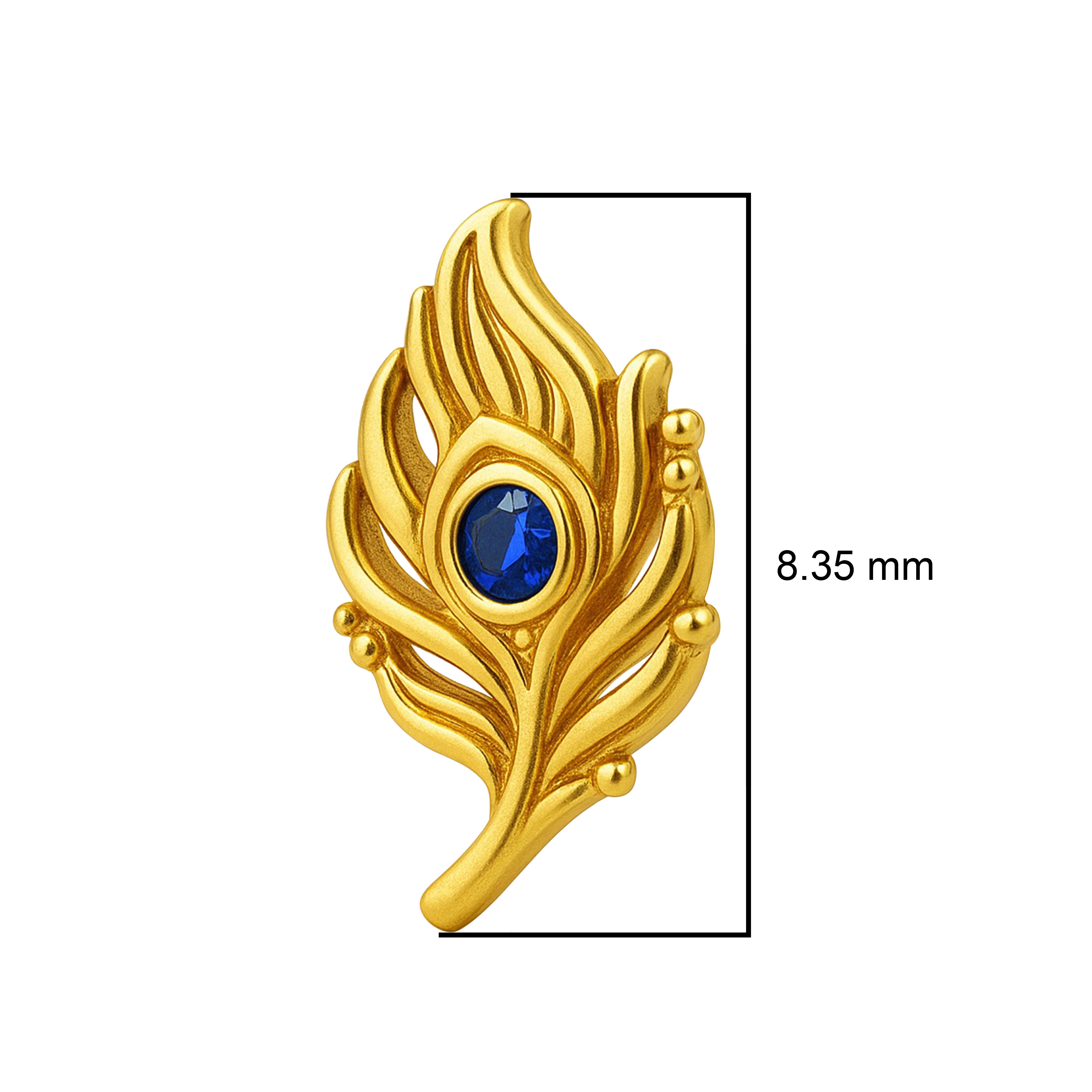 mooneye silver nose pin