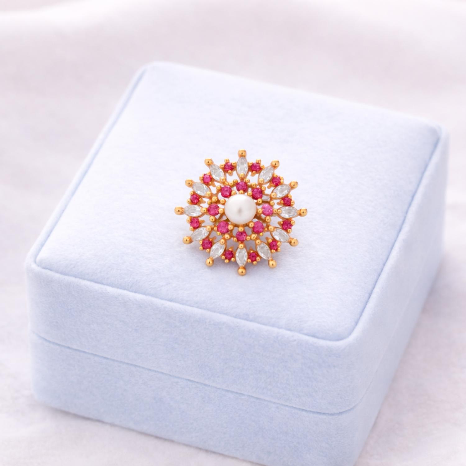 mooneye silver nose pin