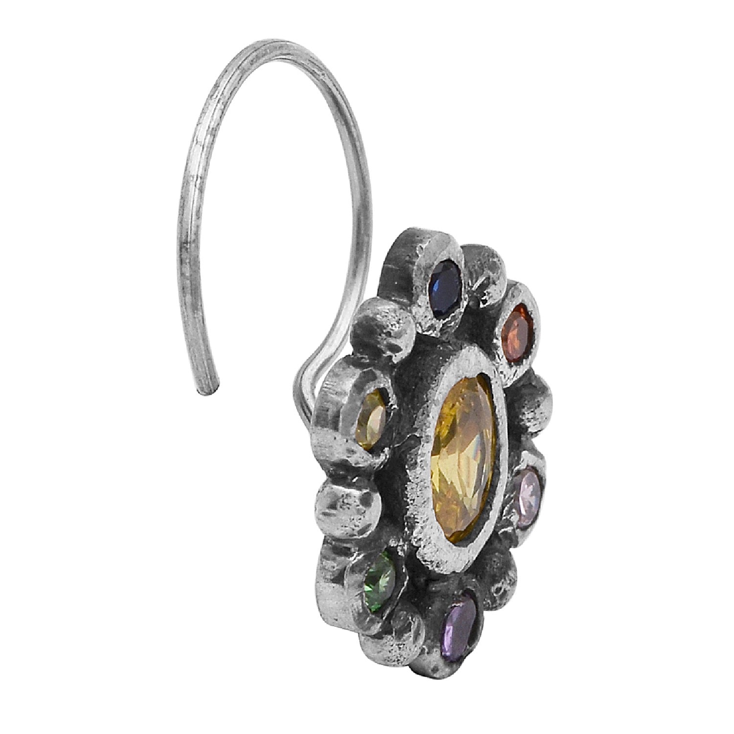 mooneye silver nose pin