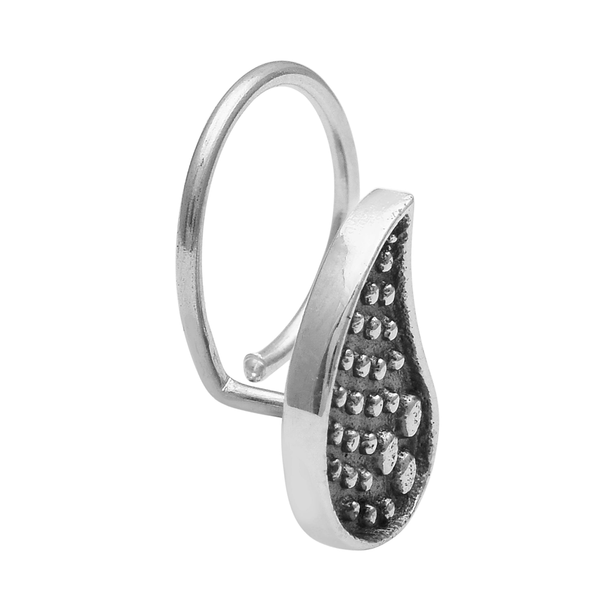 mooneye silver nose pin