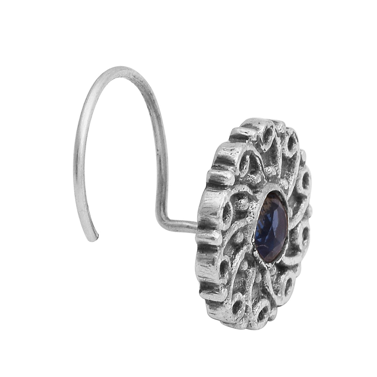 mooneye silver nose pin
