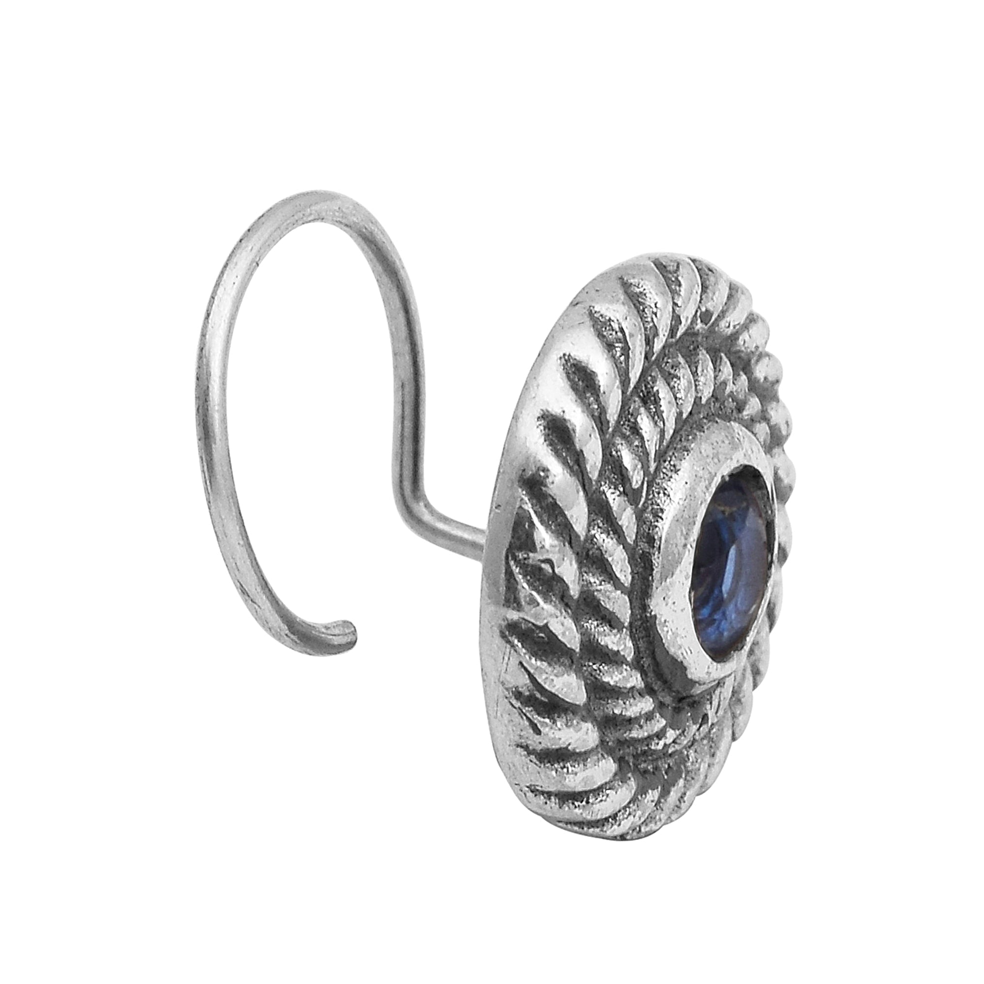 mooneye silver nose pin