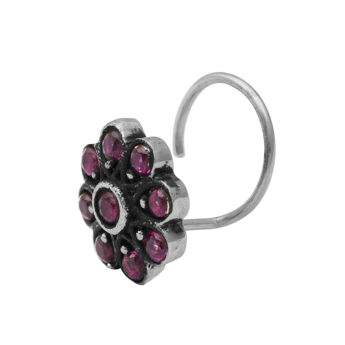 mooneye silver nose pin