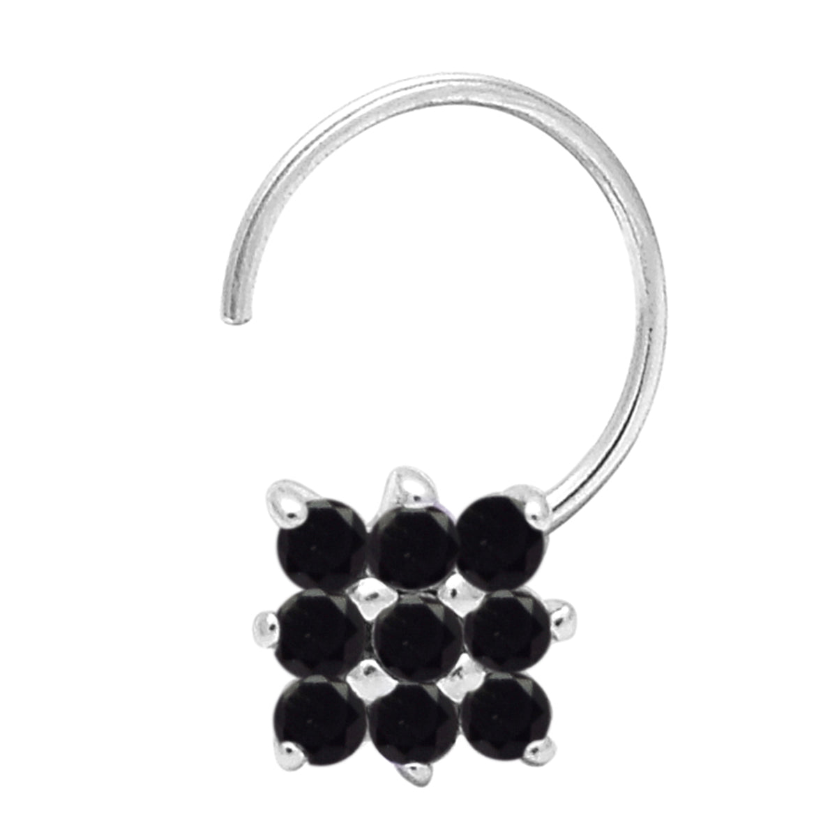 mooneye silver nose pin