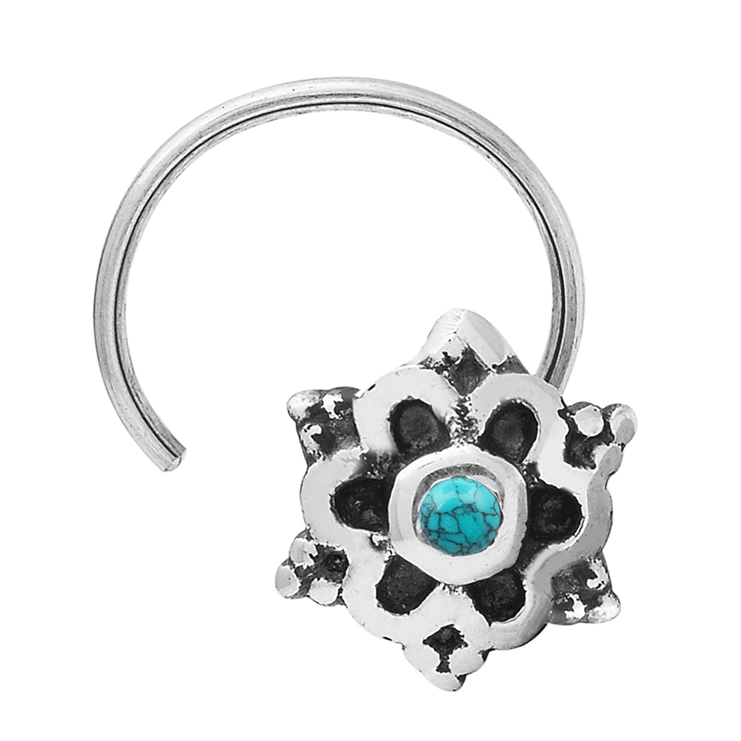 mooneye silver nose pin