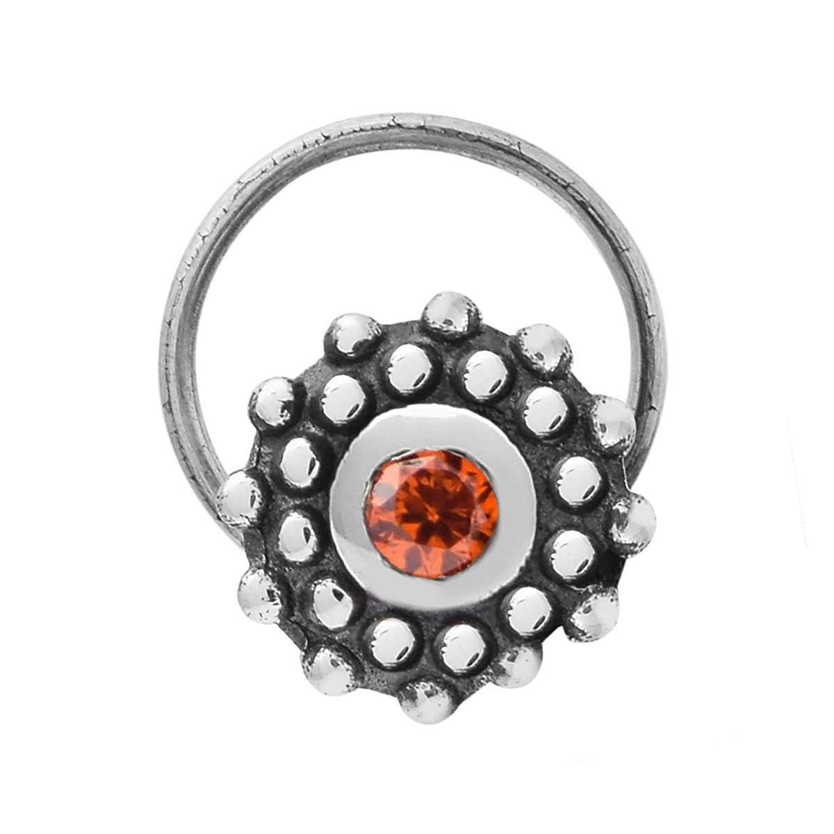 mooneye silver nose pin