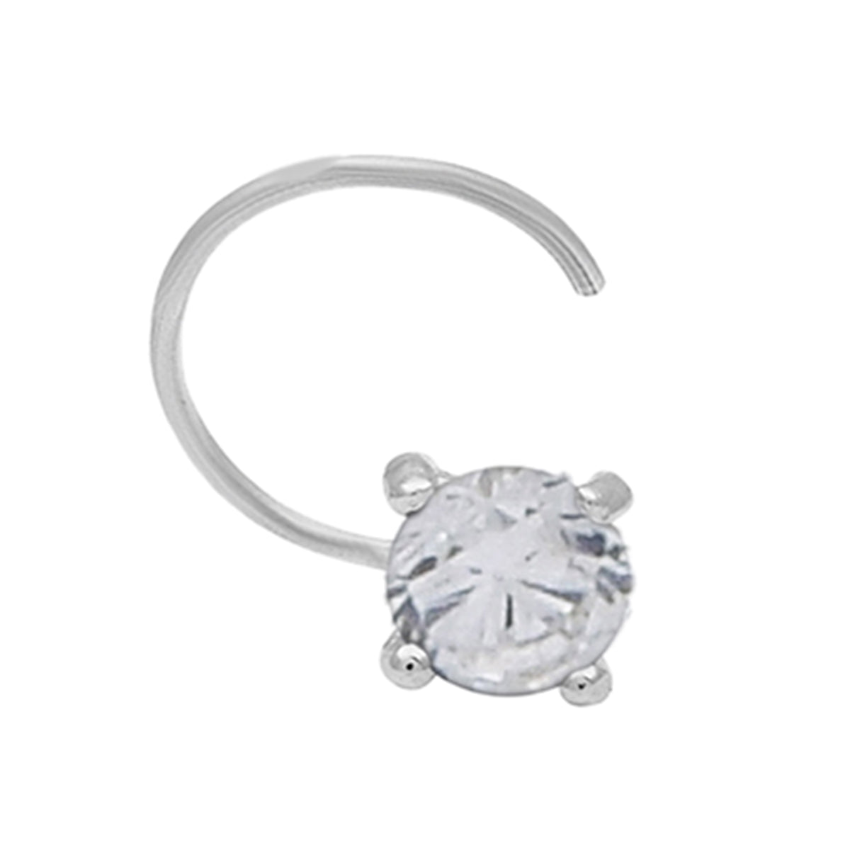 mooneye silver nose pin