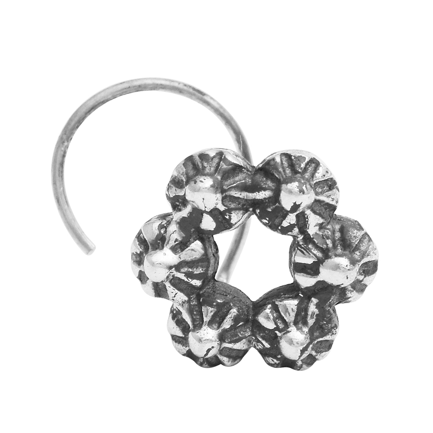 mooneye silver nose pin