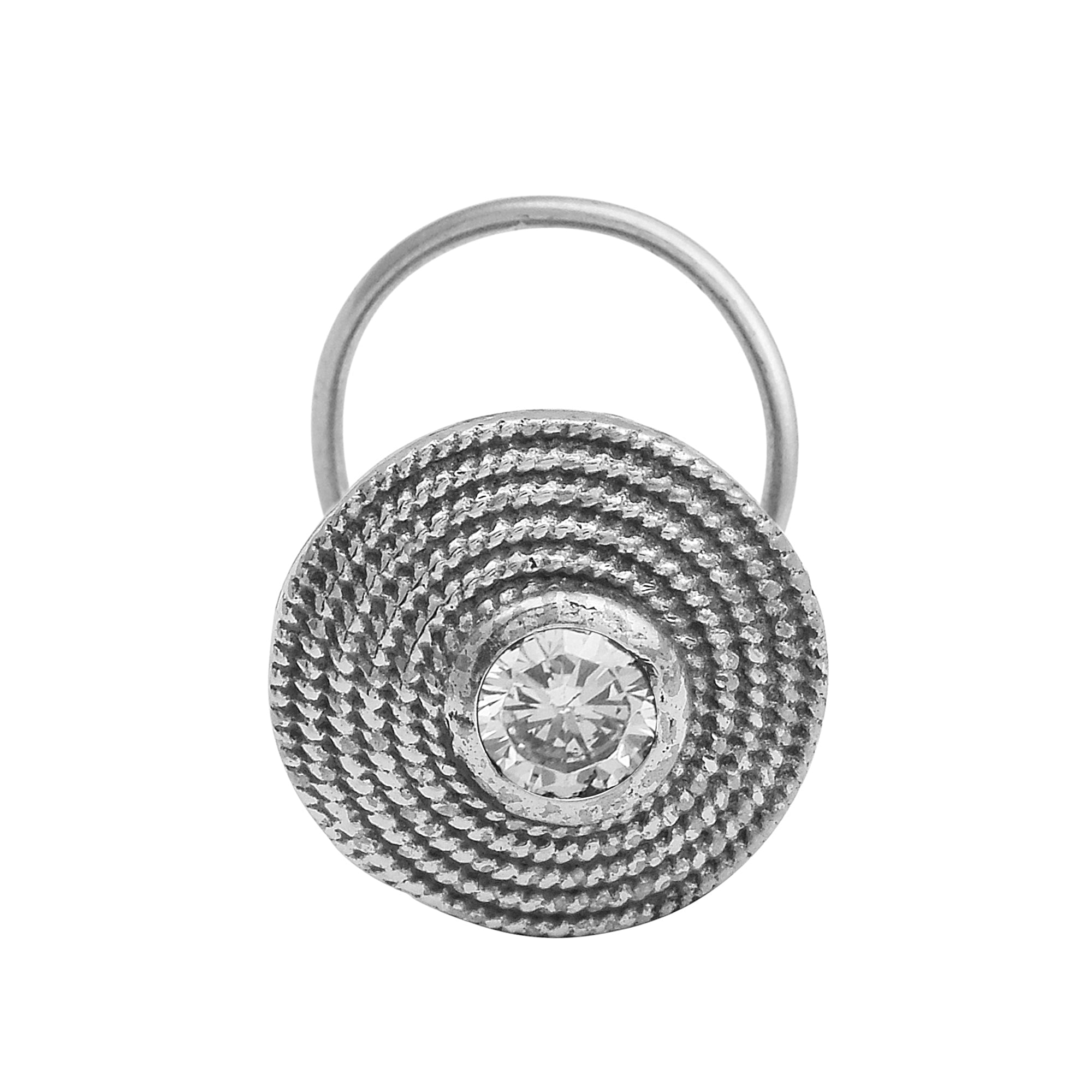 mooneye silver nose pin