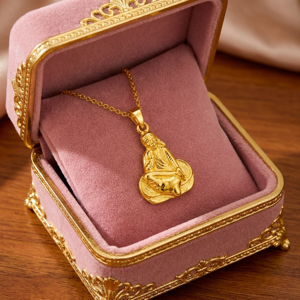 Sai Baba Pendant - Sterling Silver