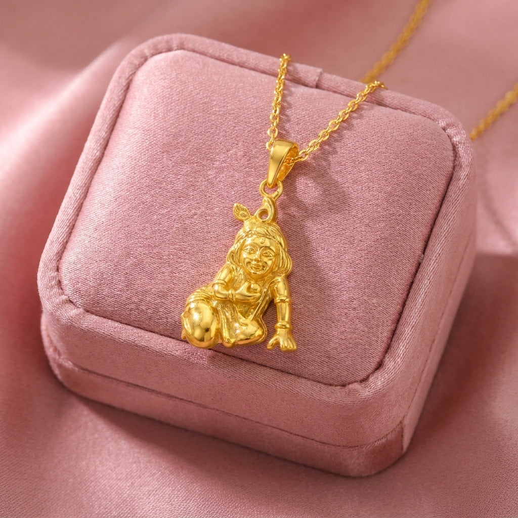 Bal Gopal Pendant - Sterling Silver