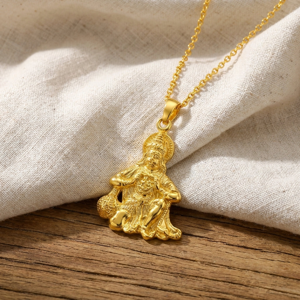 Hanuman Pendant – Sterling Silver
