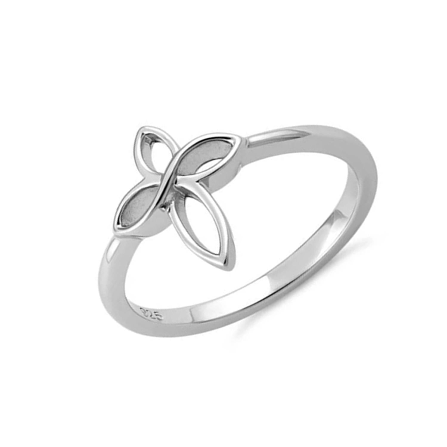 Celtic Trinity Knot Ring - Sterling Silver