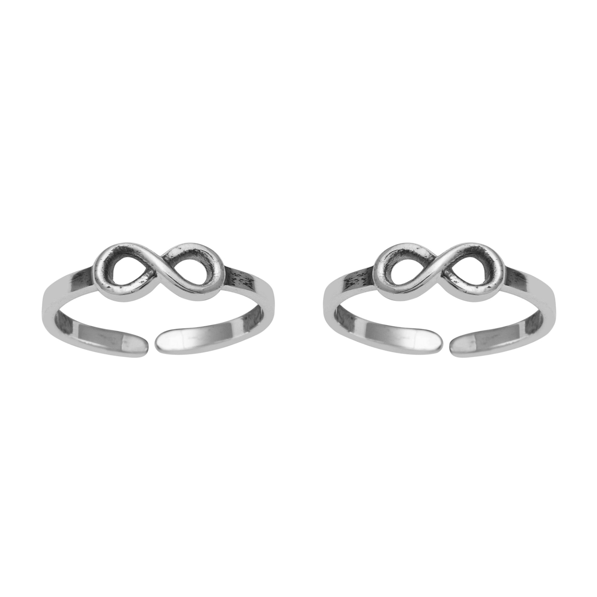 Infinity Toe Ring – Sterling Silver