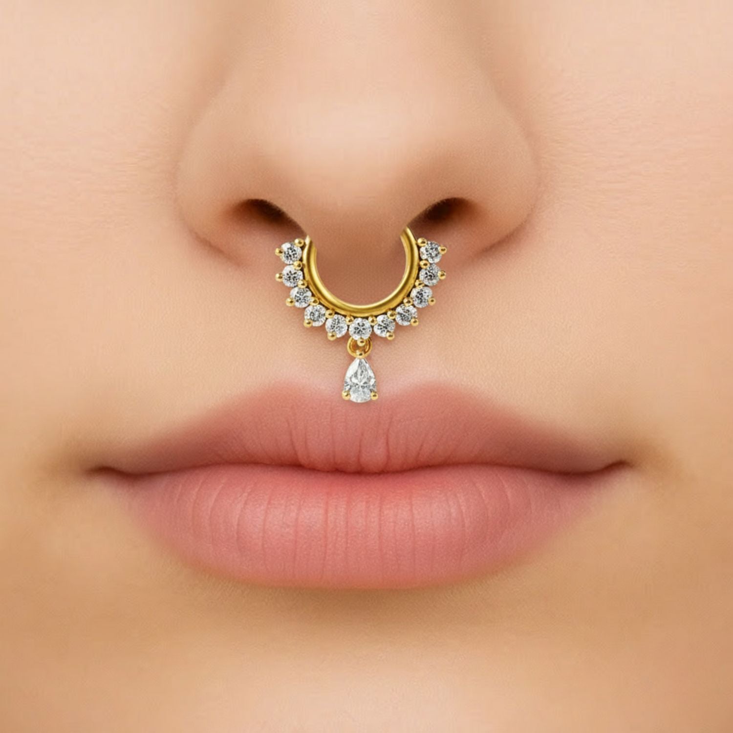 mooneye silver nose pin
