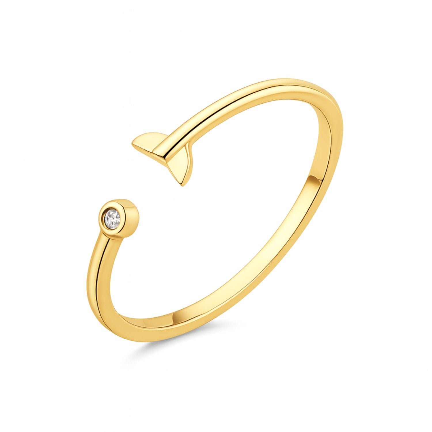 Adjustable Arrow Toe Ring - Sterling Silver