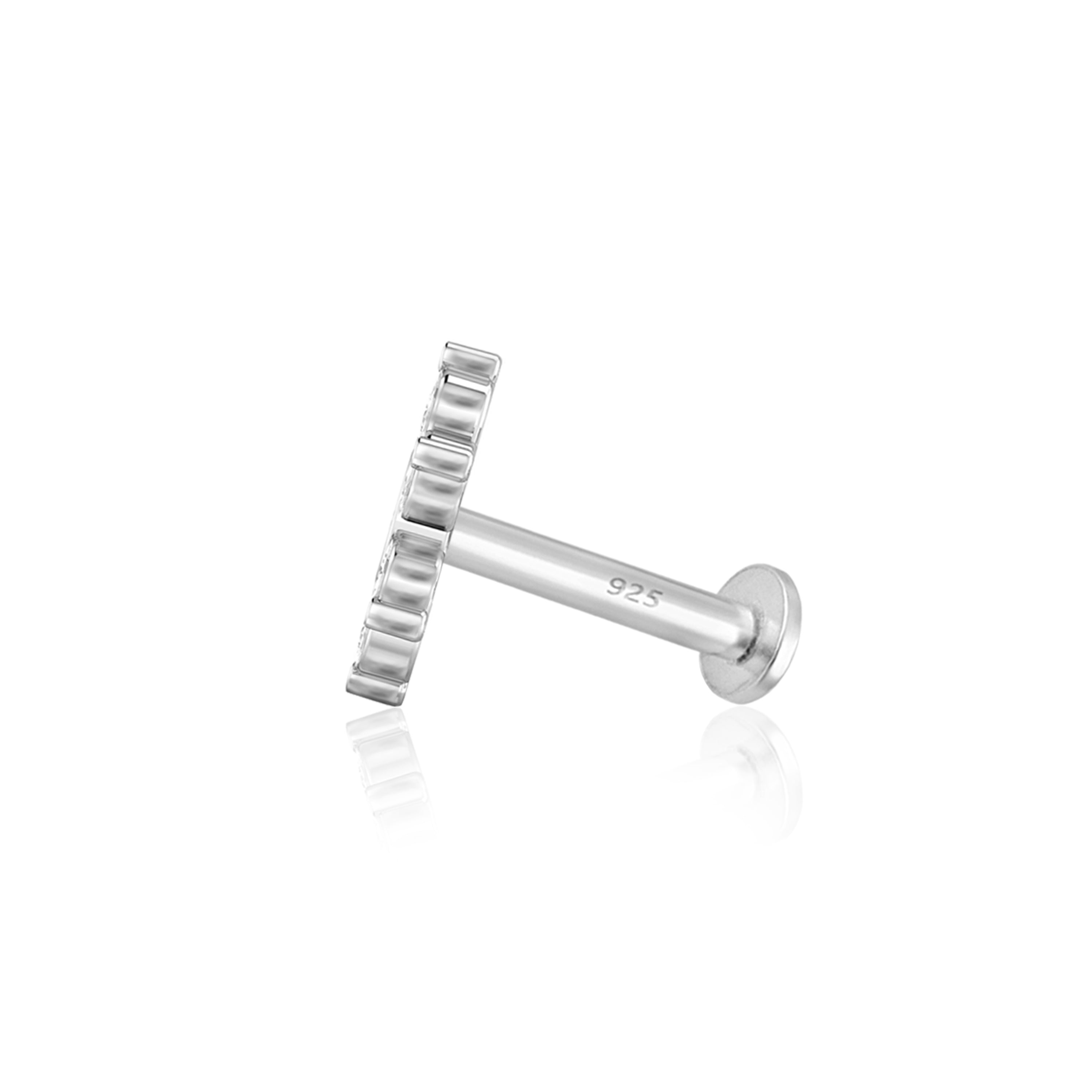 mooneye silver nose pin