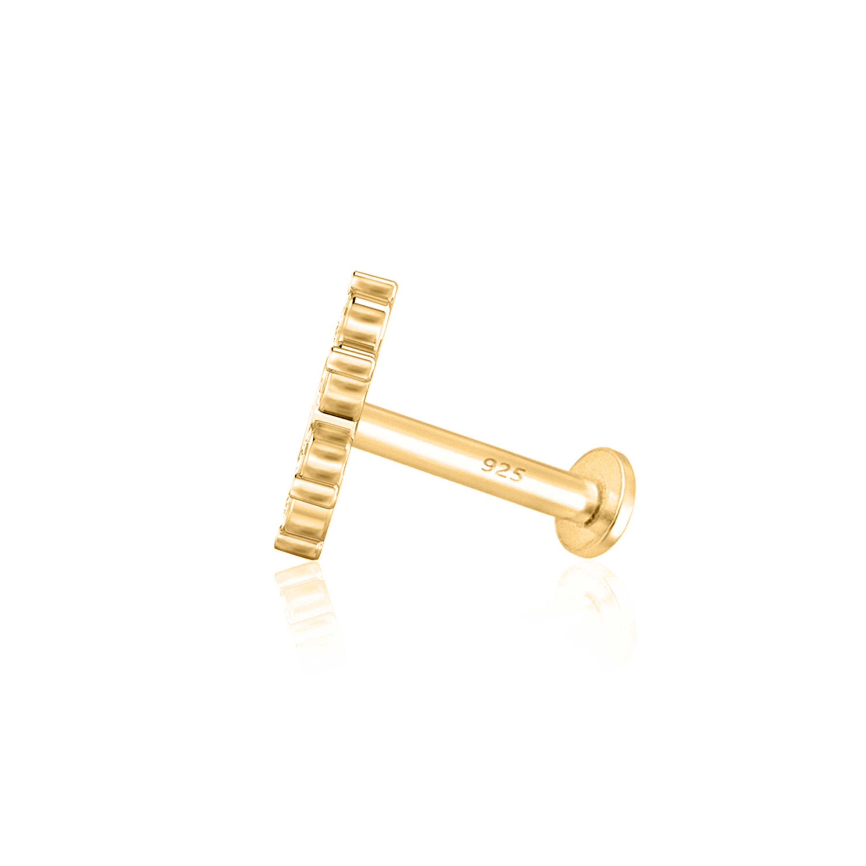 mooneye silver nose pin