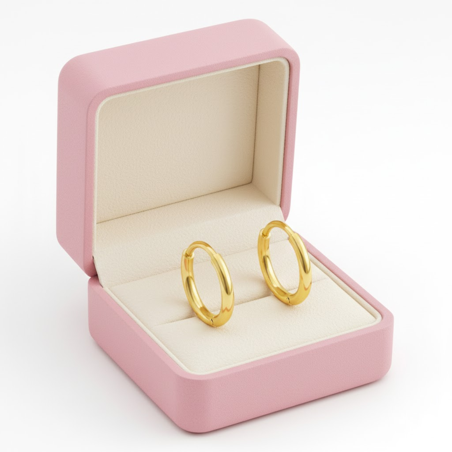 Classic Gold Plated Hoop Earrings – Sterling Silver