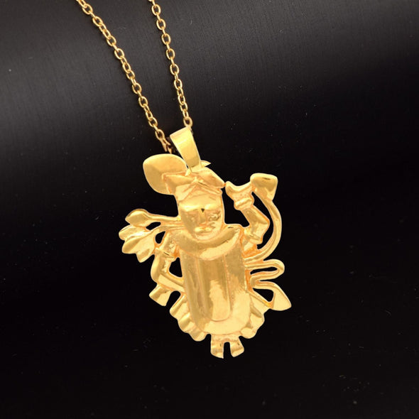 Lord Vitthal Pendant Yellow Gold Vermeil - Sterling Silver