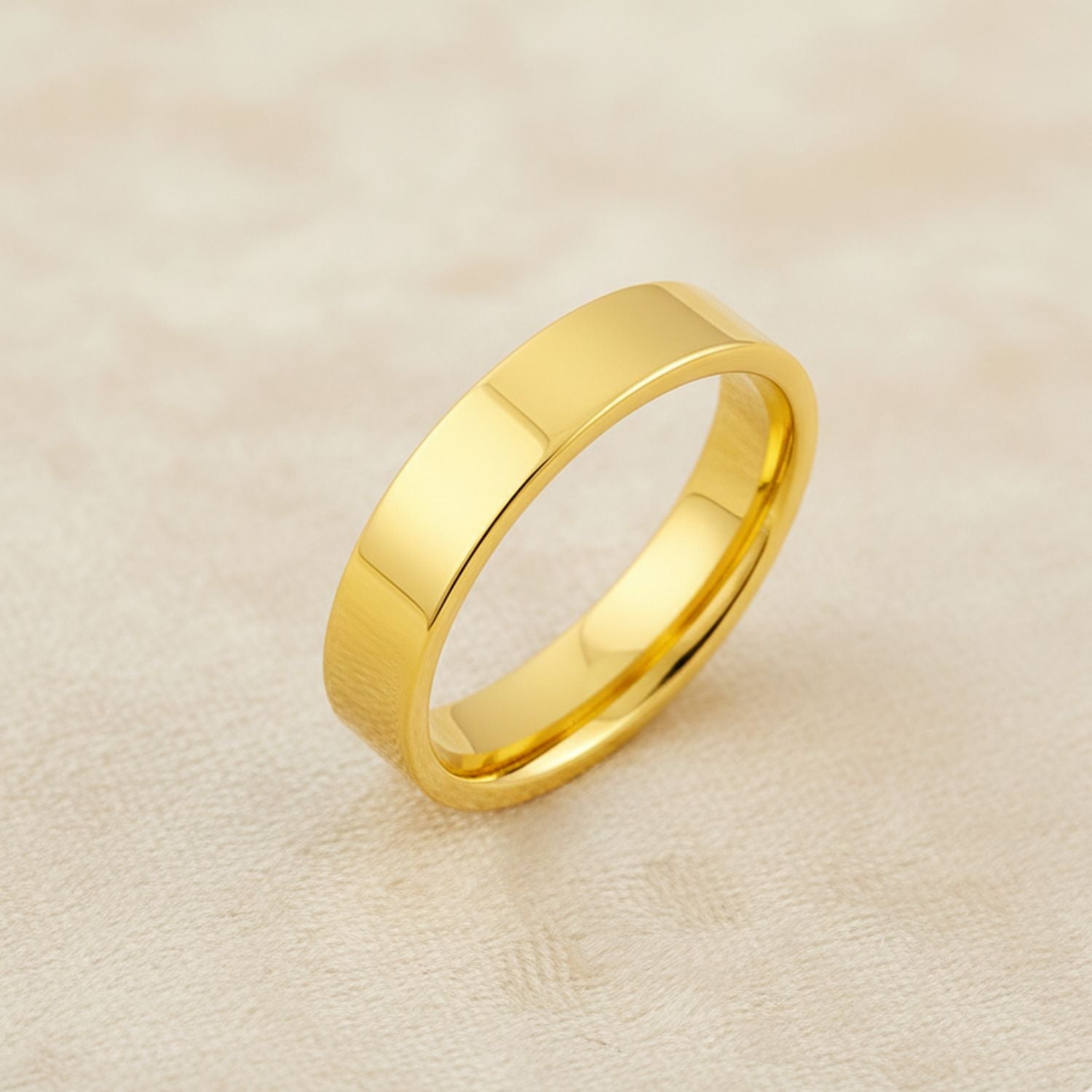 Slim Flat Design Ring  - Sterling Silver