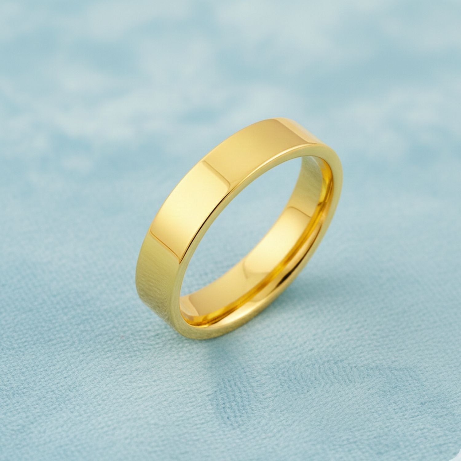 Slim Flat Design Ring  - Sterling Silver