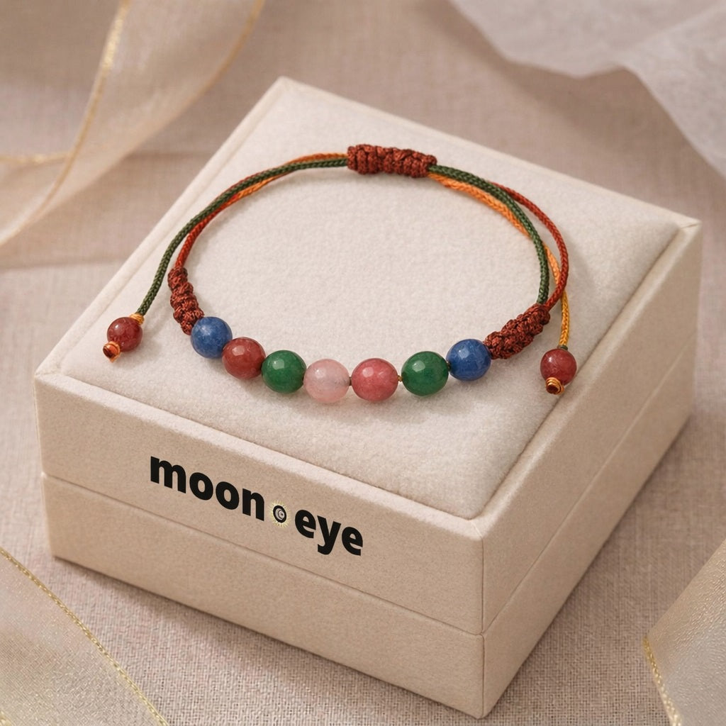 Multi Color Bead Thread Handmade Bracelet