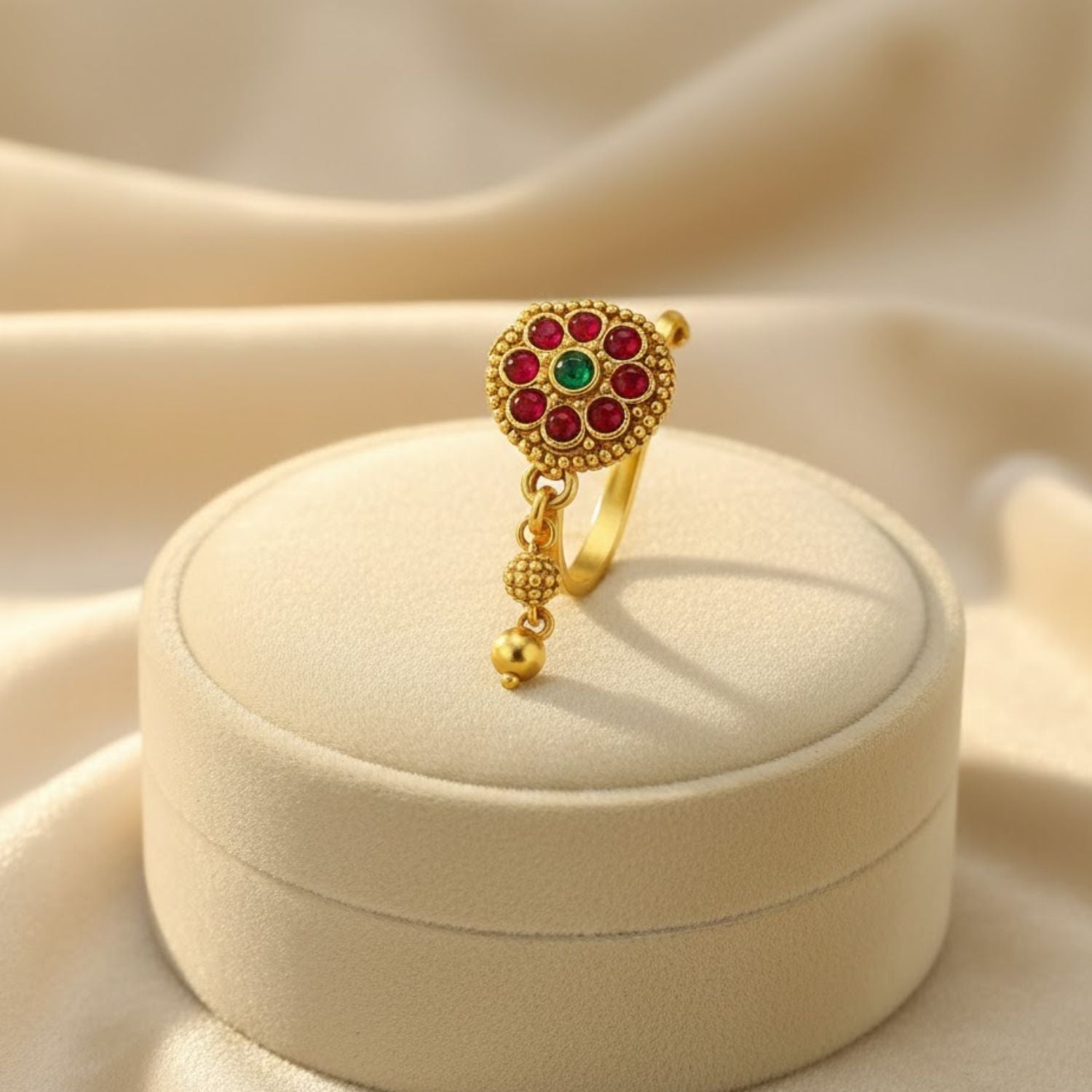 mooneye silver nose pin