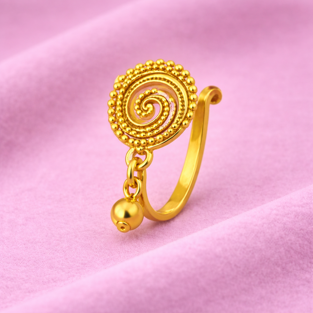 mooneye silver nose pin