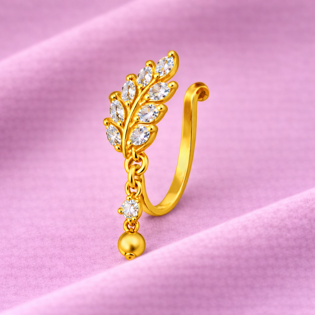 mooneye silver nose pin