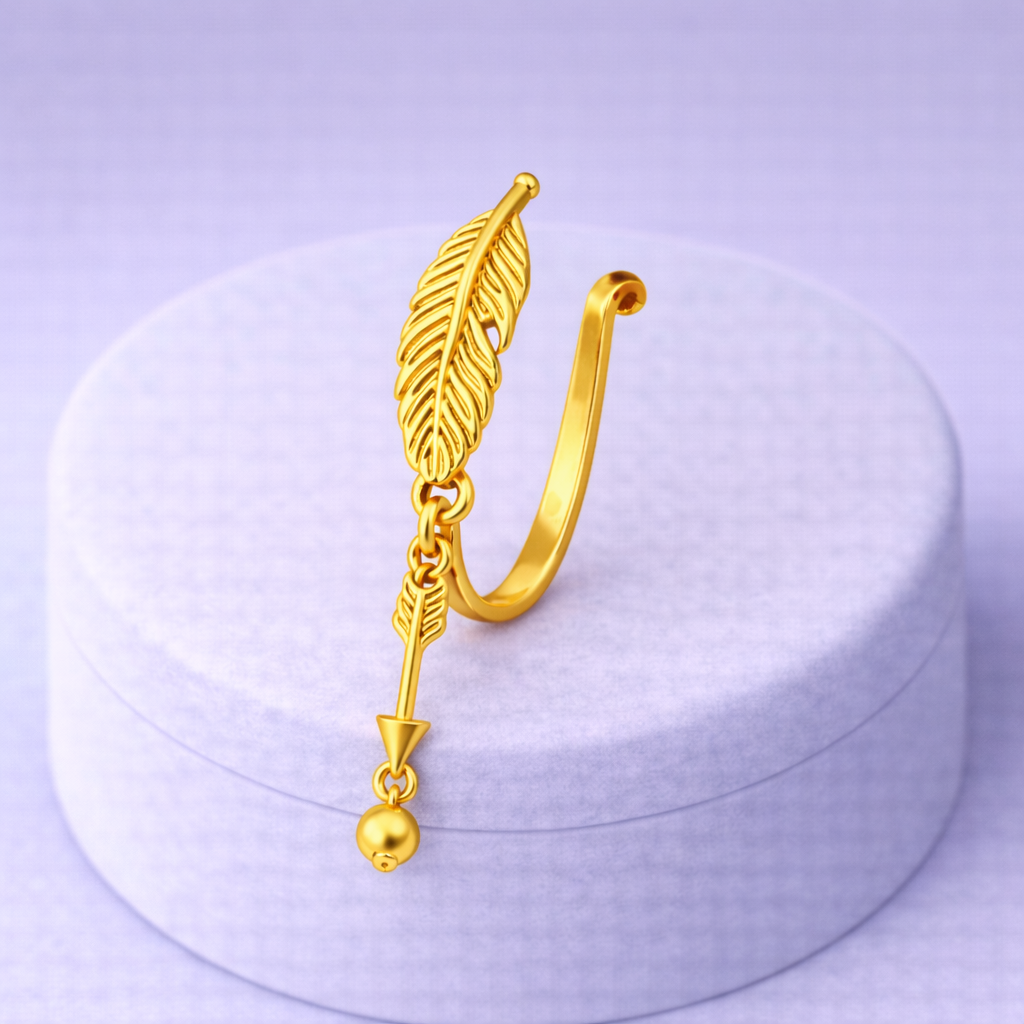 mooneye silver nose pin