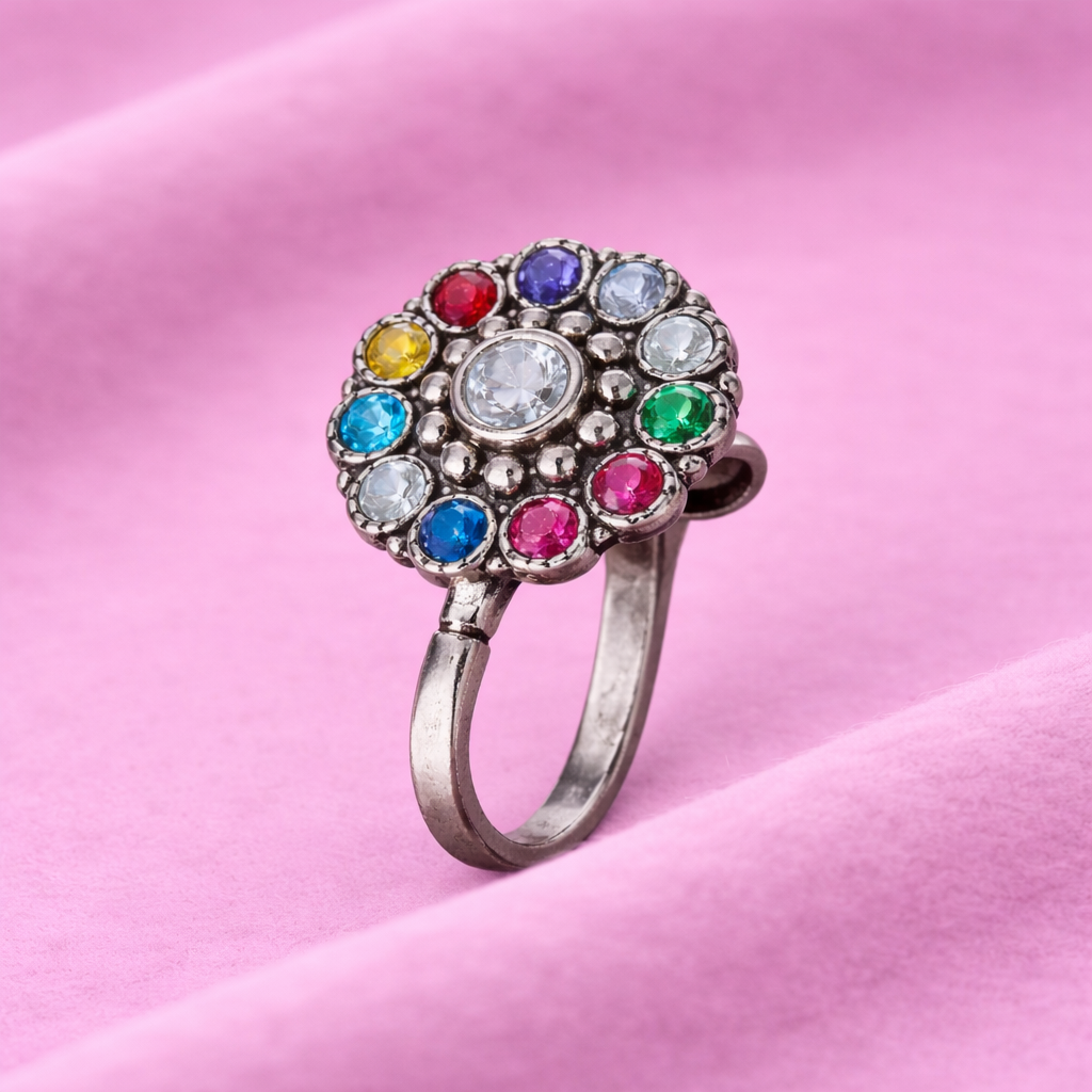 mooneye silver nose pin
