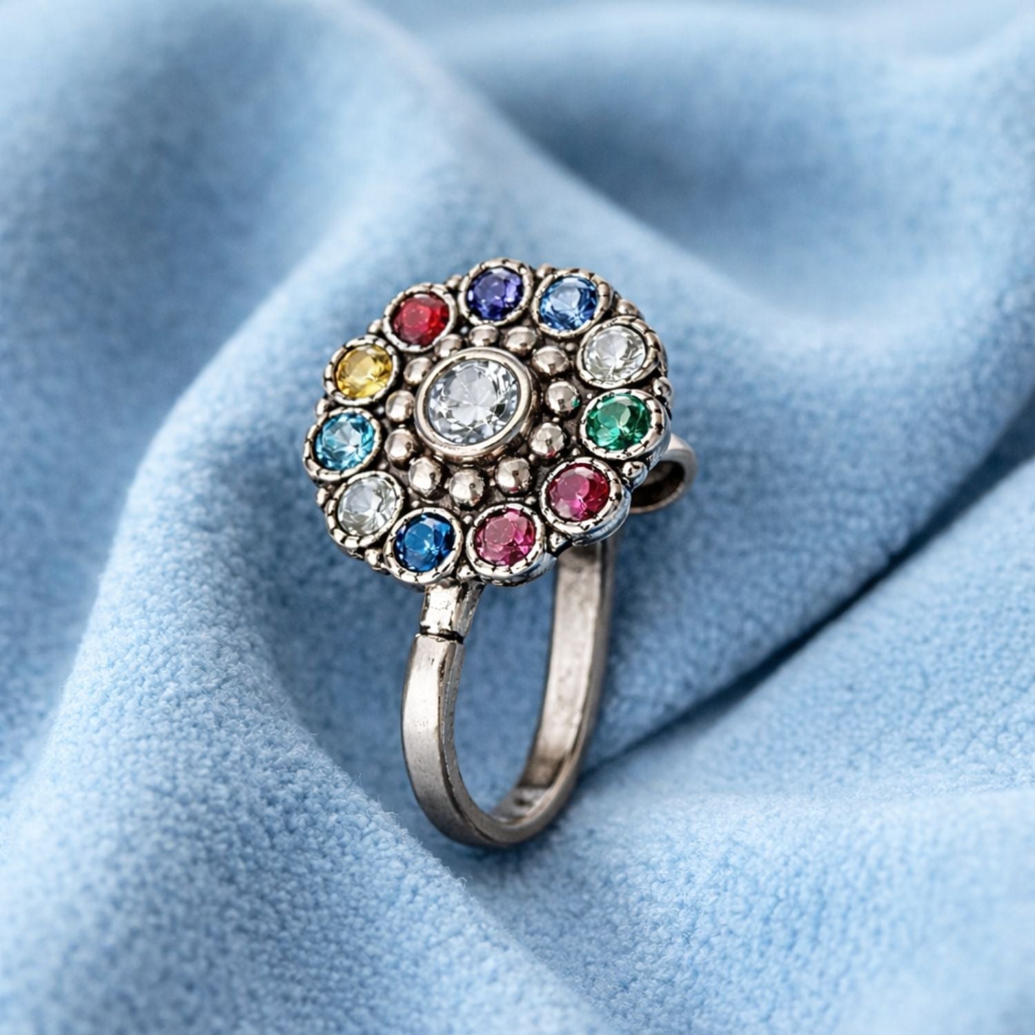 mooneye silver nose pin