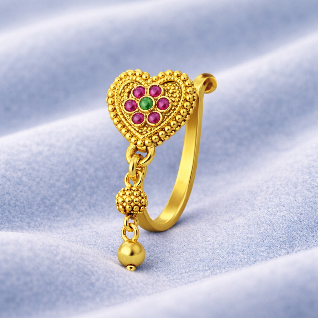 mooneye silver nose pin